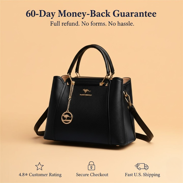 LuxeMira™ Structured Crossbody Bag