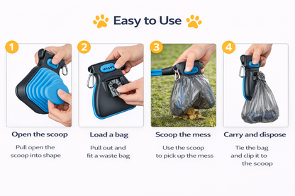 Pawsitive Scoop™ — Effortless, Hygienic Cleanup for Every Dog Walk